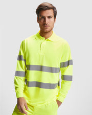 Tricou polo reflectorizant cu maneca lunga POLARIS L/S