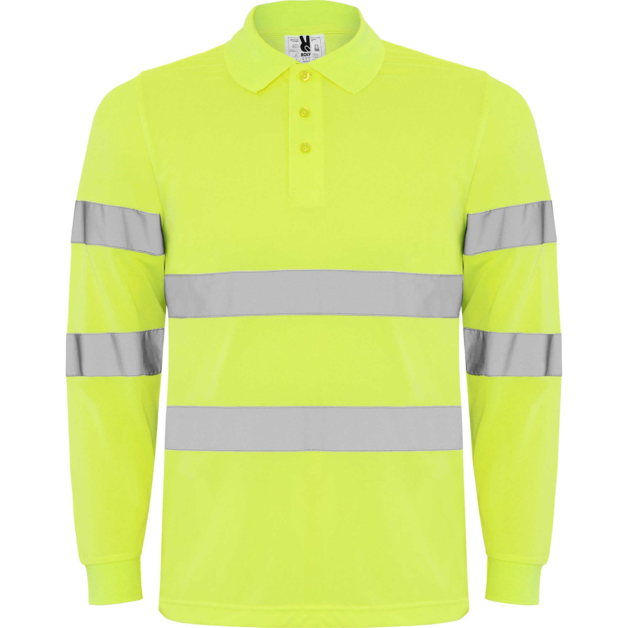 Tricou polo reflectorizant cu maneca lunga POLARIS L/S