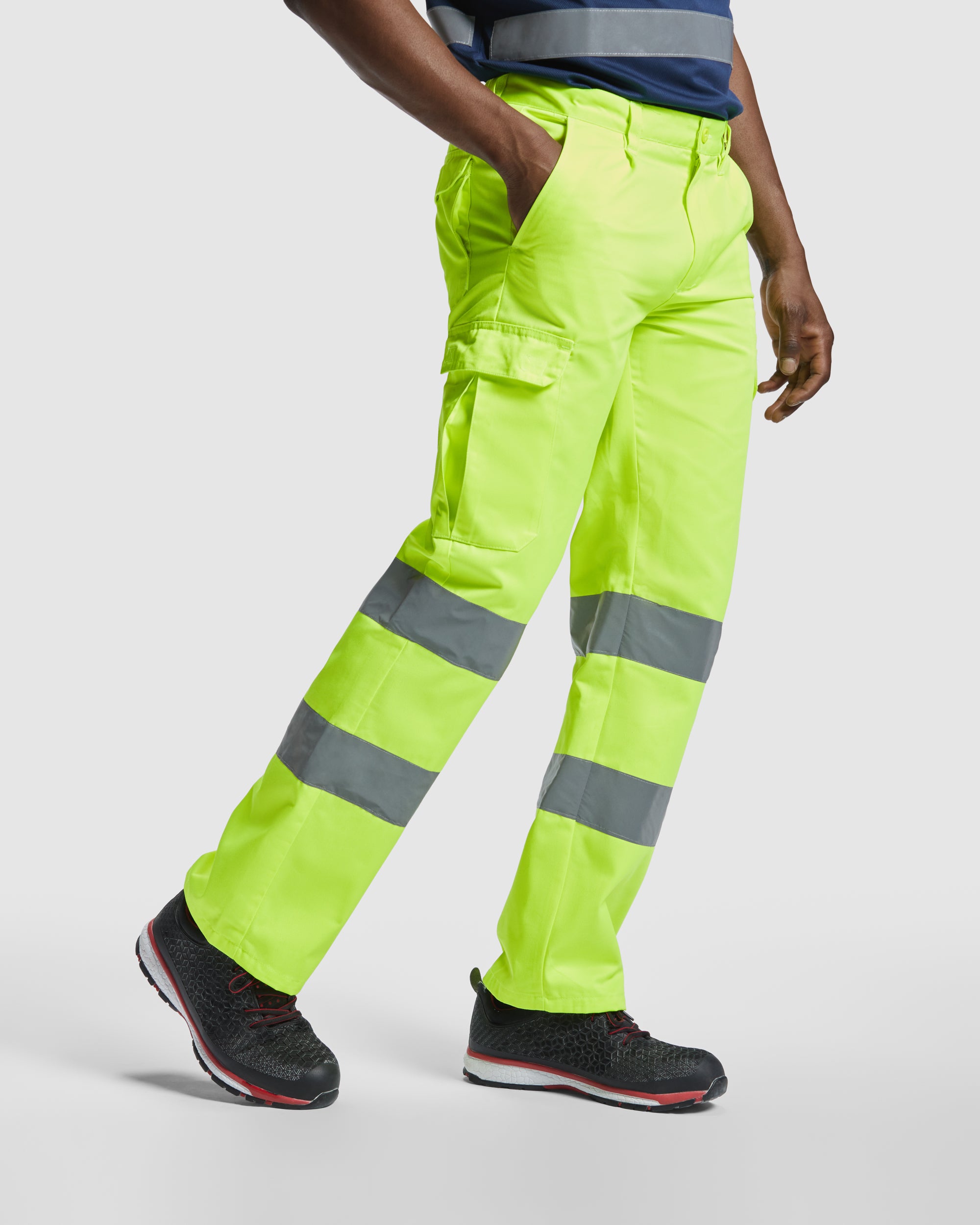 Pantaloni reflectorizanti cu buzunare laterale ALFA