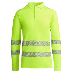 Tricou polo reflectorizant cu maneca lunga ATRIO LS