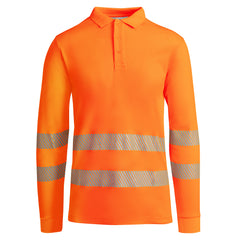 Tricou polo reflectorizant cu maneca lunga ATRIO LS
