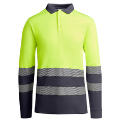 Tricou polo reflectorizant cu maneca lunga ATRIO LS