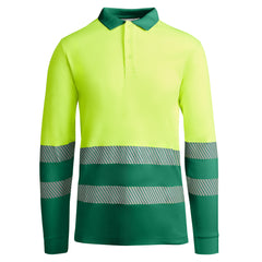 Tricou polo reflectorizant cu maneca lunga ATRIO LS