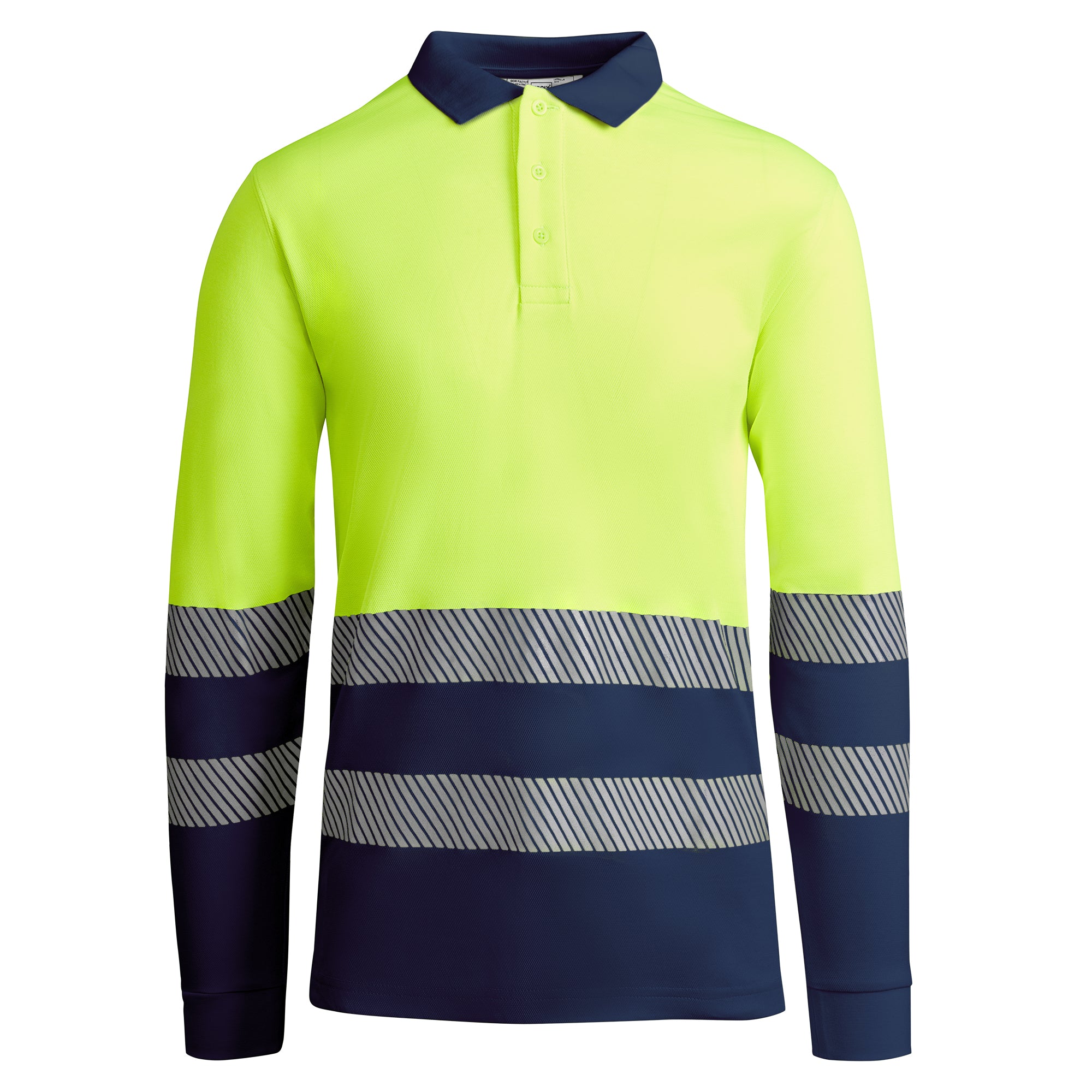 Tricou polo reflectorizant cu maneca lunga ATRIO LS