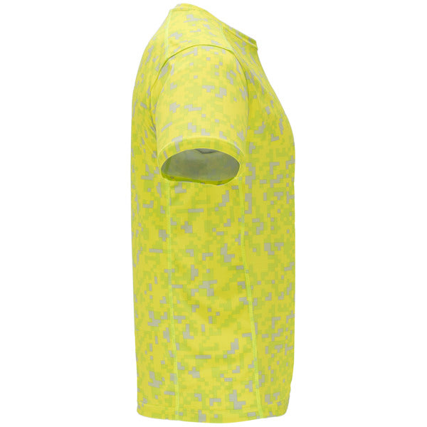 Tricou ASSEN galben fluo pixel - vedere 4