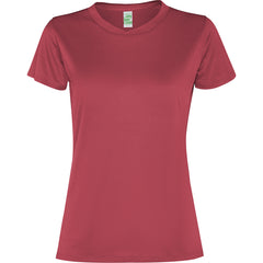 Tricou SLAM WOMAN rosu coacaza - fata