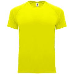 Tricou BAHRAIN galben fluor - fata