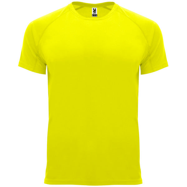 Tricou BAHRAIN galben fluor - fata