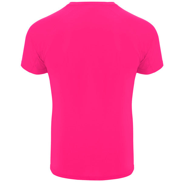 Tricou BAHRAIN roz fluor - spate