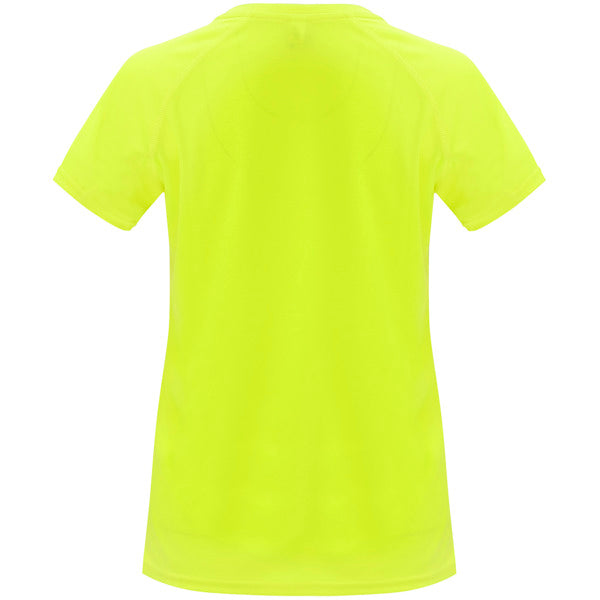 Tricou BAHRAIN WOMAN galben fluor - spate