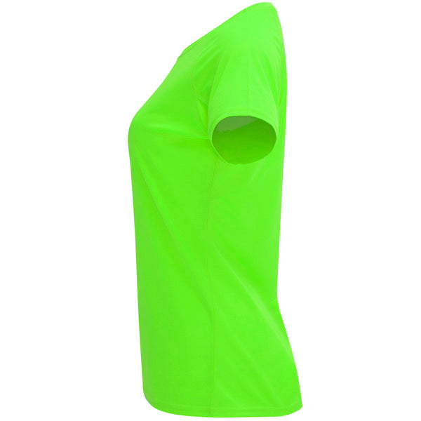 Tricou BAHRAIN WOMAN verde fluor - vedere 3