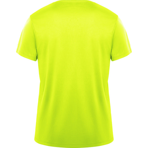 Tricou DAYTONA galben fluor - spate
