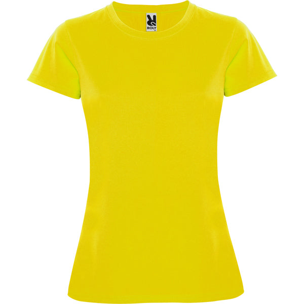 Tricou MONTECARLO WOMAN galben - fata