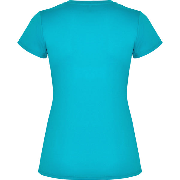 Tricou MONTECARLO WOMAN turcoaz - spate