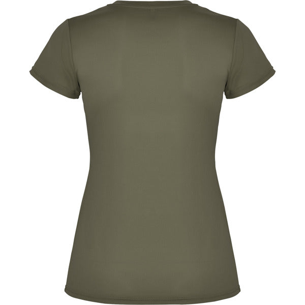 Tricou MONTECARLO WOMAN verde militar - spate