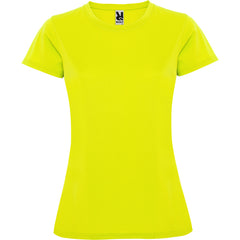 Tricou MONTECARLO WOMAN galben fluor - fata