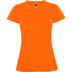 Tricou MONTECARLO WOMAN portocaliu fluor - fata