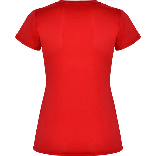 Tricou MONTECARLO WOMAN rosu - spate