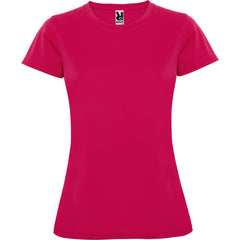 Tricou MONTECARLO WOMAN roz aprins - fata