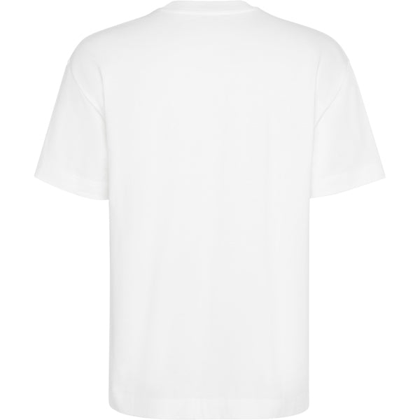 Tricou oversize CHOW alb - spate