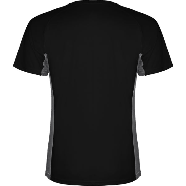 Tricou SHANGHAI negru/plumb inchis - spate