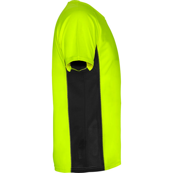 Tricou SHANGHAI verde fluor/negru - vedere 4
