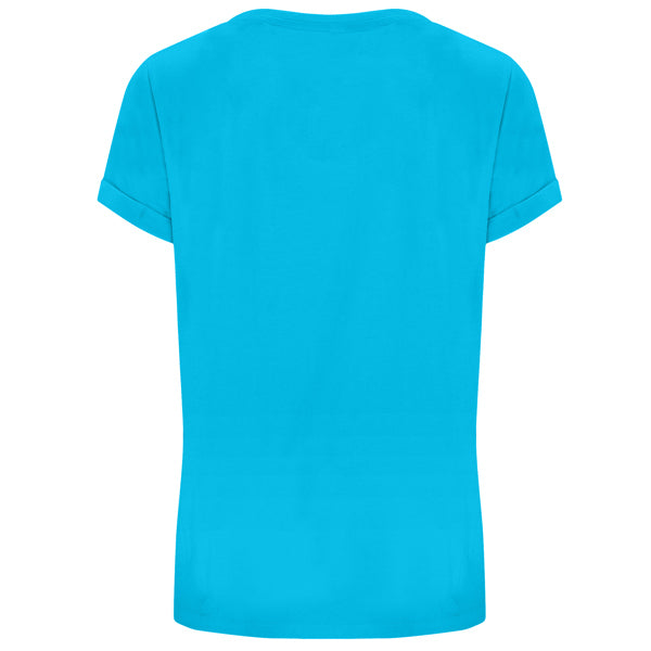 Tricou CIES turcoaz - spate