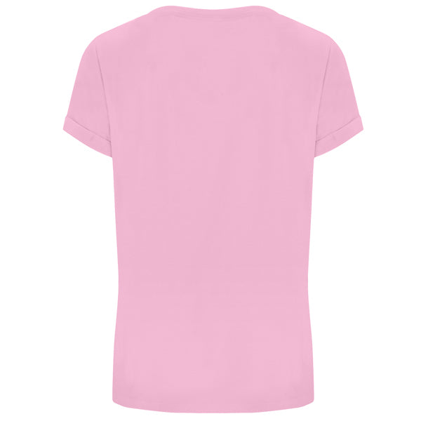 Tricou CIES roz deschis - spate
