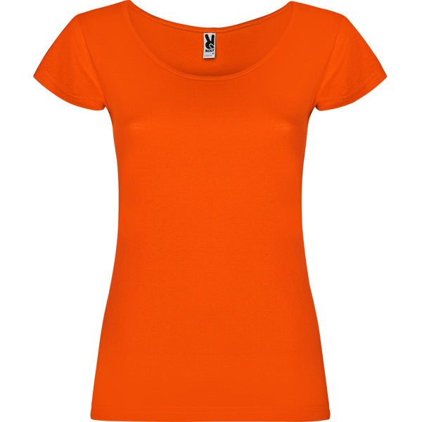 Tricou GUADALUPE portocaliu foc - fata