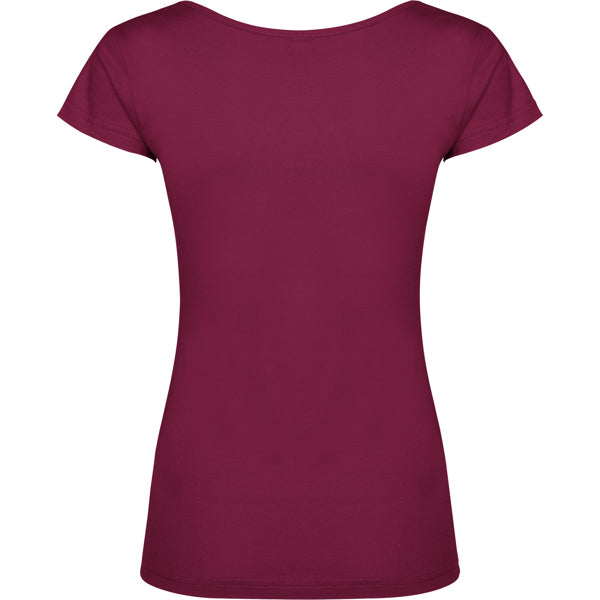Tricou GUADALUPE rosu pruna - spate