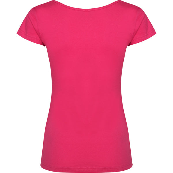 Tricou GUADALUPE roz aprins - spate