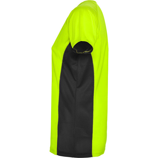 Tricou SHANGHAI WOMAN verde fluor/negru - vedere 3