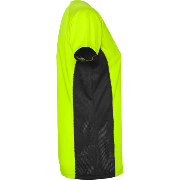 Tricou SHANGHAI WOMAN verde fluor/negru - vedere 4
