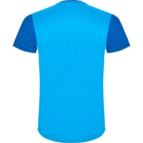 Tricou DETROIT albastru royal/royal deschis - spate
