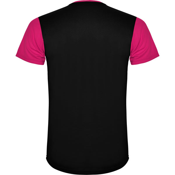 Tricou DETROIT fucsia/negru - spate