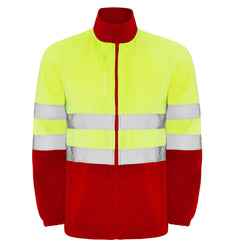 Jacheta fleece reflectorizanta cu fermoar ALTAIR